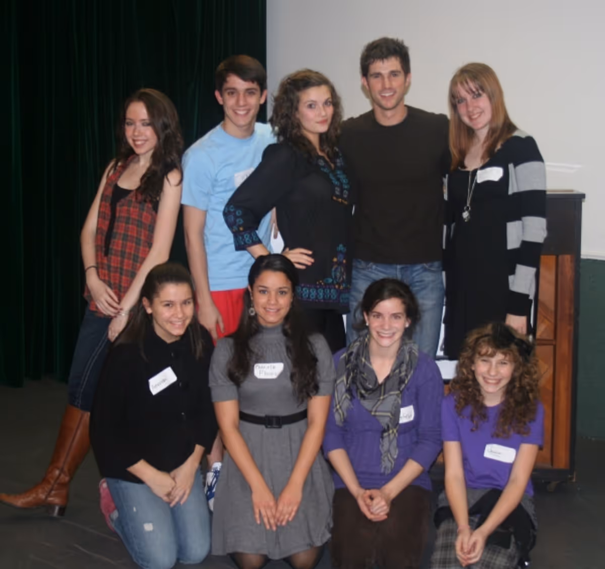 Matt Cavenaugh and the students of Broadway Artists Alliance at Matt Cavenaugh and Marina Lazzaretto instruct students in a Broadway Artists Alliance Master Class
